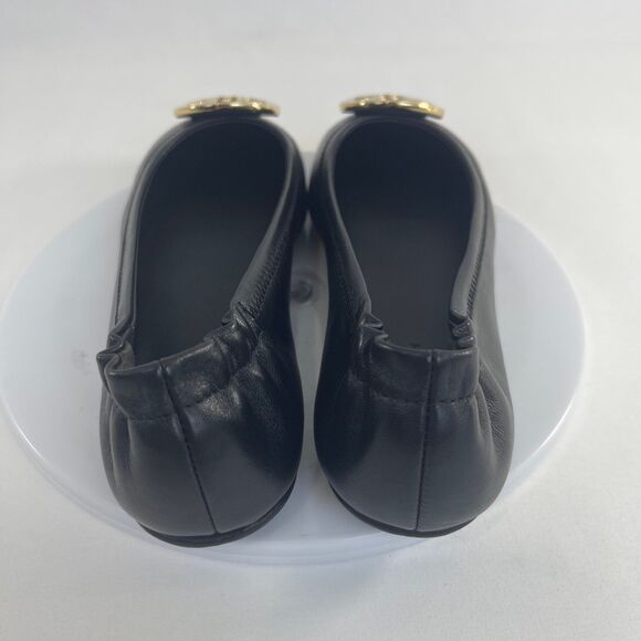 TORY BURCH MINNIE TRAVEL BALLET WITH METAL | Women's 5M | NEW - Picture 3 of 11
